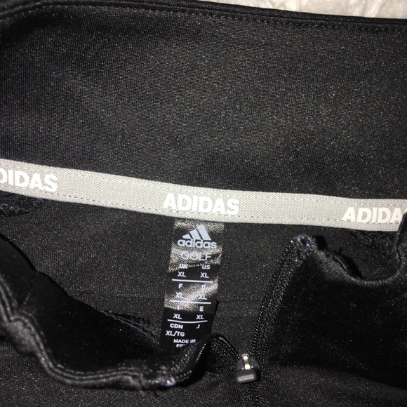 Adidas Black 1/4 ZIP Women’s Shirt Long Sleeves sz XL - Picture 4 of 6